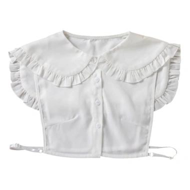Búp bê Gothic Nhật Bản Dasbsug áo choàng xù ve, giả cổ xếp ly tháo rời, trang phục Swee 5 Búp bê Gothic Nhật Bản Dasbsug áo choàng xù ve, giả cổ xếp ly tháo rời, trang phục Swee 5