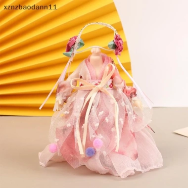 Búp bê Hanfu 16cm Đầm áo choàng và phụ kiện trang điểm cho bé gái - 67.980₫ 5