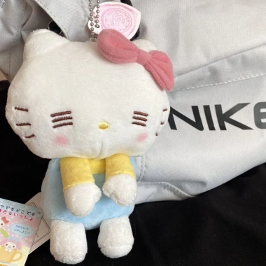 Búp Bê Hello Kitty Nhồi Bông Mềm Sang Trọng Móc Khóa Dây Chuyền Phụ Kiện Ba Lô Quà Tặng 66k