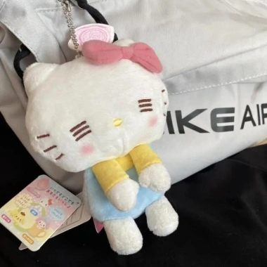 Búp Bê Hello Kitty Nhồi Bông Mềm Sang Trọng Móc Khóa Dây Chuyền Phụ Kiện Ba Lô Quà Tặng 66k