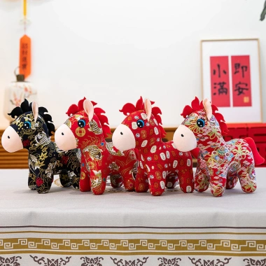 Búp bê ngựa 2.026 - Linh vật vải 15-30cm, Quà tặng sang trọng Ngọ Hoàng Đạo, Giá ưu đãi 71.943 VND
