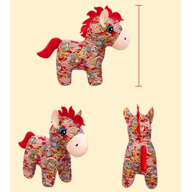 Búp bê ngựa 2.026 - Linh vật vải 15-30cm, Quà tặng sang trọng Ngọ Hoàng Đạo, Giá ưu đãi 71.943 VND
