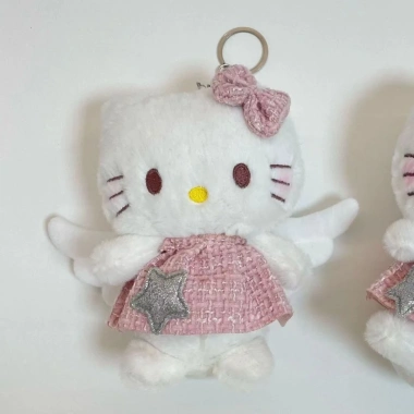 Búp Bê Nhồi Bông Hello Kitty - Móc Khóa, Mặt Dây Chuyền, Ba Lô Quà Tặng
