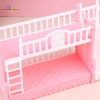Búp Bê nội thất Châu Âu giường bunk đôi cho bé gái sinh nhật, giá ưu đãi 77.000₫ 2