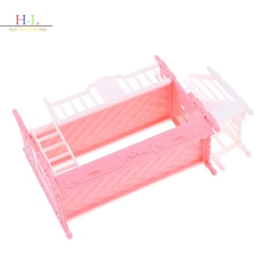 Búp Bê nội thất Châu Âu giường bunk đôi cho bé gái sinh nhật, giá ưu đãi 77.000₫ 6