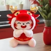 Búp bê rồng nhồi bông đỏ đáng yêu, đồ chơi sinh nhật, mùa xuân, lễ hội, quà tặng phòng ngủ, giá 264k 3