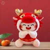 Búp bê rồng nhồi bông đỏ đáng yêu, đồ chơi sinh nhật, mùa xuân, lễ hội, quà tặng phòng ngủ, giá 264k 4