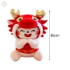 Búp bê rồng nhồi bông đỏ đáng yêu, đồ chơi sinh nhật, mùa xuân, lễ hội, quà tặng phòng ngủ, giá 264k 6