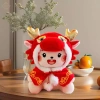 Búp bê rồng nhồi bông đỏ đáng yêu, đồ chơi sinh nhật, mùa xuân, lễ hội, quà tặng phòng ngủ, giá 264k 7