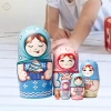 Búp Bê Tổ Nga 6 Miếng Gỗ – Matryoshka Sáng Tạo, Đồ Trang Trí Văn Phòng 251.900₫ 5