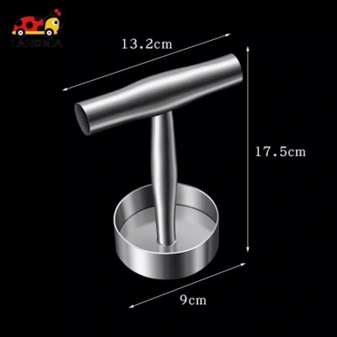 Burger Smasher Thịt Báo Chí 304 - Đế Thép Không Gỉ 9cm Tròn, Bấm BBQ và Bít Tết, Giá Ưu Đãi 185.900đ