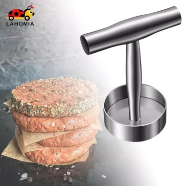 Burger Smasher Thịt Báo Chí 304 - Đế Thép Không Gỉ 9cm Tròn, Bấm BBQ và Bít Tết, Giá Ưu Đãi 185.900đ
