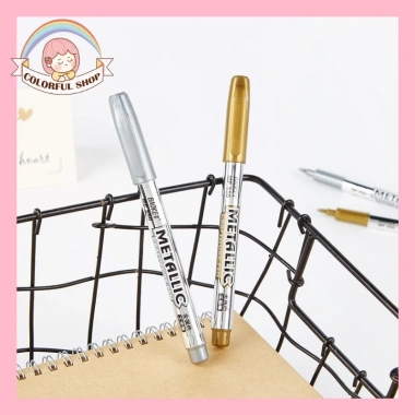 Bút Baoke Metalic Nhũ Bạc Vàng cho Sổ Tay & Bullet Journal Giá 13.000₫ Bút Baoke Metalic Nhũ Bạc Vàng cho Sổ Tay & Bullet Journal Giá 13.000₫