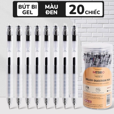 Bút bi 0.5mm mực nước, bút gel học sinh màu đậm, viết trơn nhanh khô - 28.000 VND