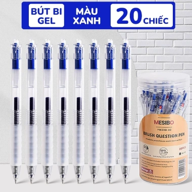 Bút bi 0.5mm mực nước, bút gel học sinh màu đậm, viết trơn nhanh khô - 28.000 VND