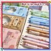 Bút bi đen 0.5mm 4 cây hộp - Có mùi thơm, viết mượt, chuyên dụng thi cử, giảm giá 35.000