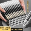 Bút bi gel dung lượng lớn 20 cây, ngòi 0.5mm màu xanh-đen-đỏ - viết chữ đẹp 2