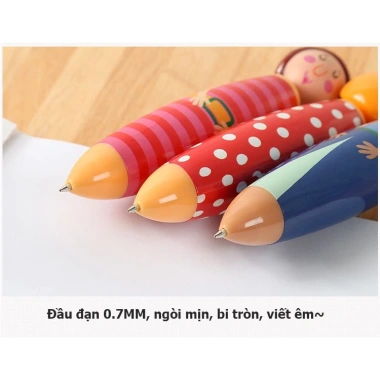 Bút bi gel mực đen hình búp bê dễ thương cho học sinh mùa khai giảng - 28.000đ 9 Bút bi gel mực đen hình búp bê dễ thương cho học sinh mùa khai giảng - 28.000đ 9