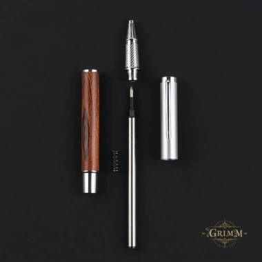 Bút bi ký cao cấp gỗ Teak, Hồng Đàn, Đàn Hương Tím - tặng hộp, túi, ngòi 8 Bút bi ký cao cấp gỗ Teak, Hồng Đàn, Đàn Hương Tím - tặng hộp, túi, ngòi 8