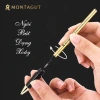 Bút bi ký tên Montaget M801 đỏ khắc tên, kèm 2 ngòi và bao da, quà tặng sếp 1.11tr 5