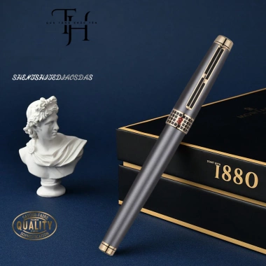 Bút bi ký tên Montagut M801 màu xám cao cấp Khắc tên theo yêu cầu kèm 2 ngòi và bao da sang trọng quà tặng sếp 1.1tr 6 Bút bi ký tên Montagut M801 màu xám cao cấp Khắc tên theo yêu cầu kèm 2 ngòi và bao da sang trọng quà tặng sếp 1.1tr 6