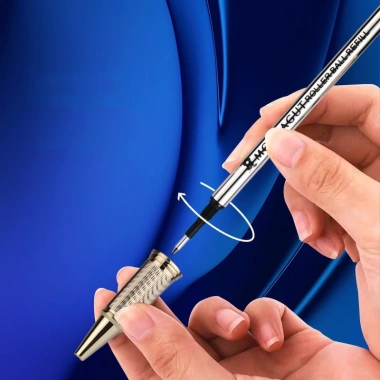 Bút bi ký tên Montagut M801 màu xám cao cấp Khắc tên theo yêu cầu kèm 2 ngòi và bao da sang trọng quà tặng sếp 1.1tr