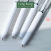 Bút bi mực đen Leng Keng gel 0,5mm khô nhanh, cực êm, viết cực thích - 9.500₫ 5