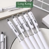 Bút bi mực đen Leng Keng gel 0,5mm khô nhanh, cực êm, viết cực thích - 9.500₫ 6