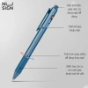 Bút Bi Mực Gel Nusign Cao Cấp 0.5mm Mực Đen Viết Siêu Êm - Ngòi Carbon, Giá 7.200đ 5
