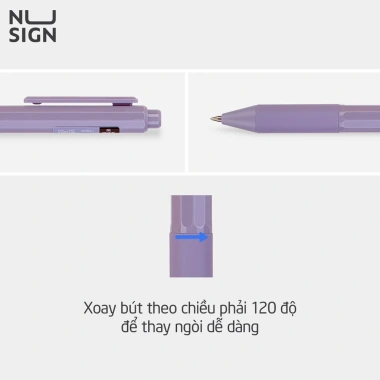 Bút Bi Mực Gel Nusign Cao Cấp 0.5mm Mực Đen Viết Siêu Êm - Ngòi Carbon, Giá 7.200đ 6 Bút Bi Mực Gel Nusign Cao Cấp 0.5mm Mực Đen Viết Siêu Êm - Ngòi Carbon, Giá 7.200đ 6