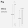 Bút Bi Mực Gel Nusign Cao Cấp 0.5mm Mực Đen Viết Siêu Êm - Ngòi Carbon, Giá 7.200đ 7
