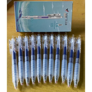 Bút bi mực gel VIỆT LỢI VLA8 - Tay cầm êm, mực nhanh khô, ruột thay thế xanh, đen, đỏ, chỉ 31.100₫ 3 Bút bi mực gel VIỆT LỢI VLA8 - Tay cầm êm, mực nhanh khô, ruột thay thế xanh, đen, đỏ, chỉ 31.100₫ 3