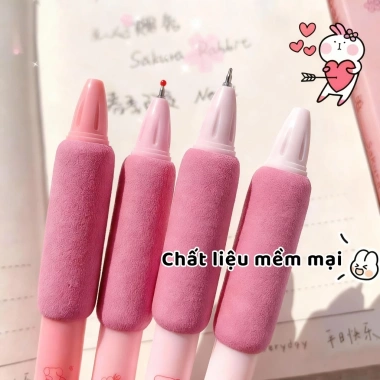 Bút bi M.Y.Never trung tính 2.025 bộ 4 cây 0.5mm gel mực đều, viết mượt, giảm giá 40k 2