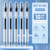 Bút bi xanh đen đỏ ngòi 0.5mm, set 10/20/30 bút gel mực nhanh khô cho học sinh 10