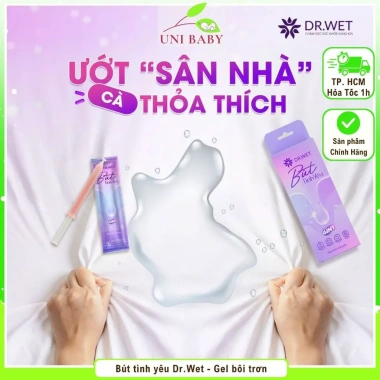 Bút Bôi Trơn Dr.Wet Dưỡng Ẩm Giảm Ma Sát 5 Cái - Giá ưu đãi 190.000 VNĐ Shop Uni Baby