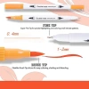 Bút brush 2 đầu HAKI bộ 12 cây viết, bút dạ màu marker B48 - Giá chỉ 58.999₫ 3