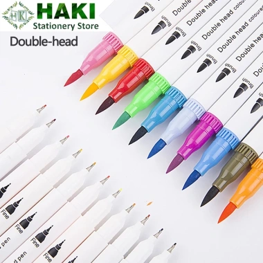 Bút brush 2 đầu HAKI bộ 12 cây viết, bút dạ màu marker B48 - Giá chỉ 58.999₫ 10