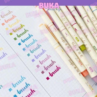 Bút Brush Sign Pen Buka - Lông mịn Calligraphy, journal, chỉ 52.900₫ 7
