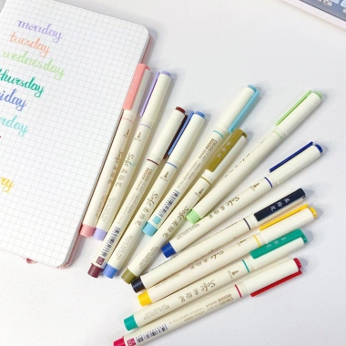 Bút Brush Sign Pen Vintage - Viết Calligraphy, DecorMe, Phong cách Retro, Giá chỉ 23.800₫ cho Bullet Journal 9