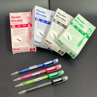 Bút chì bấm Pentel Fiesta AX105 chính hãng - Giá 16.000đ, viết mượt, bền bỉ