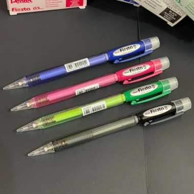 Bút chì bấm Pentel Fiesta AX105 chính hãng - Giá 16.000đ, viết mượt, bền bỉ