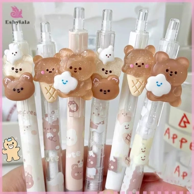 Bút chì cơ hình gấu 0,5mm tự động - Bút ép Hàn Quốc, quà tặng trẻ em, đồ dùng văn phòng mới