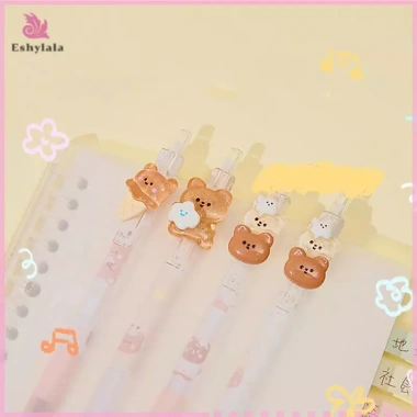 Bút chì cơ hình gấu 0,5mm tự động - Bút ép Hàn Quốc, quà tặng trẻ em, đồ dùng văn phòng mới 3
