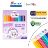 Bút chì màu Pommy CP14 CP15 CP16 SmartKids 12-18-24 màu cho bé - Giá 18.600₫