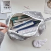 Bút chì OAKDENEMYWAY chấm bi – Túi đựng bút dung lượng lớn, mềm cảm ứng, phong cách INS Back To School 5