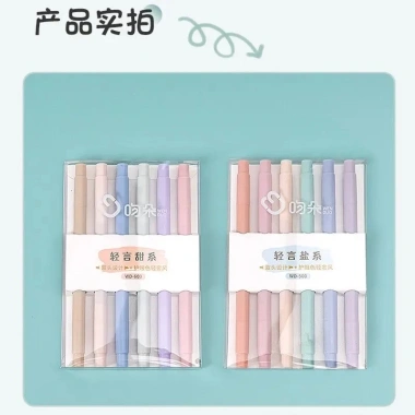 Bút Dạ Quang 2 Đầu 6 Màu Pastel - Morandi Doodle, Đầu Mềm Chống Mỏi Mắt, Giá 25.000 5
