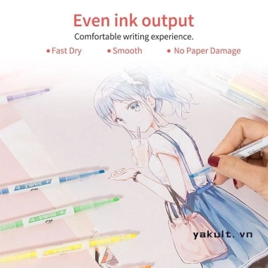 Bút dạ quang 6 màu pastel - Highlight Leng Keng, đánh dấu nhớ, văn phòng phẩm chất lượng, giá ưu đãi 24.960₫ 6