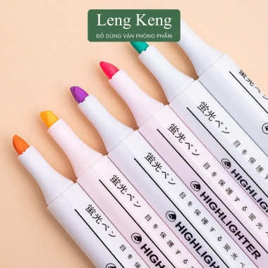 Bút dạ quang 6 màu pastel - Highlight văn phòng, đánh dấu nhớ dòng, chỉ 31.900đ 4