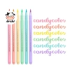 Bút dạ quang brush 2 ngòi viết calligraphy 6 màu Candy Giá ưu đãi 11.900₫