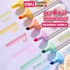Bút dạ quang DELI KID set highlight họa tiết nhiều màu, dễ thương cho học sinh và văn phòng - giá 20.000 6